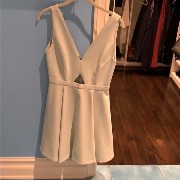 Alice + Olivia Dresses & Skirts - Sea foam green dress with cutout